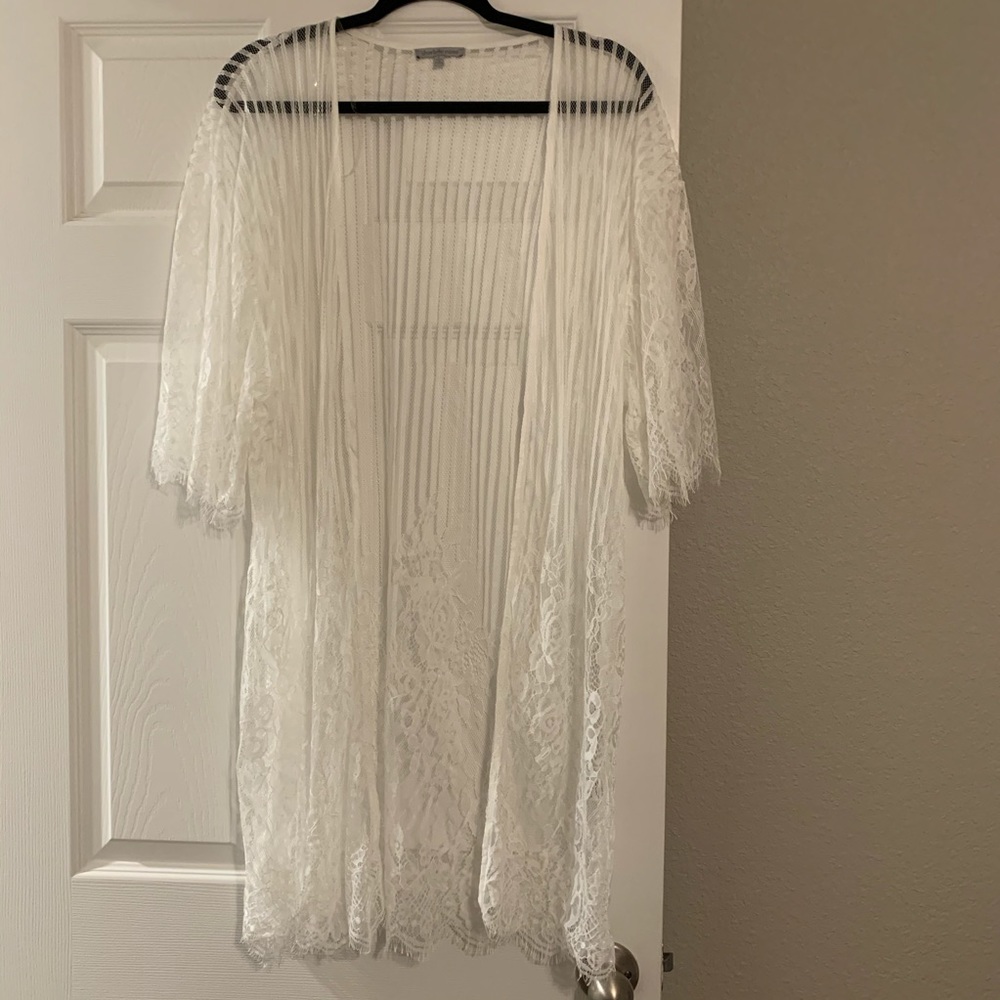 White Lace Duster